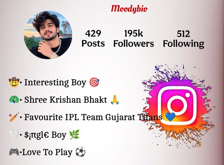 Instagram Bio For Boys