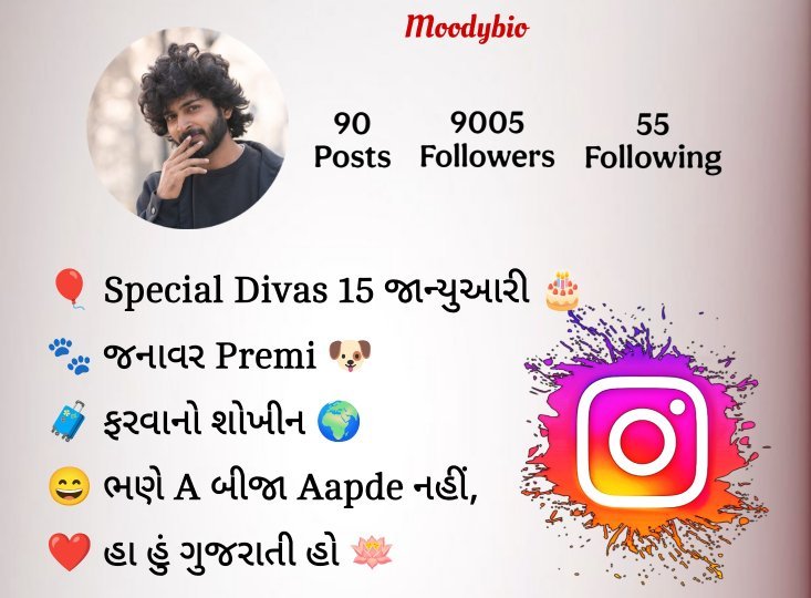 Instagram Bio In Gujarati