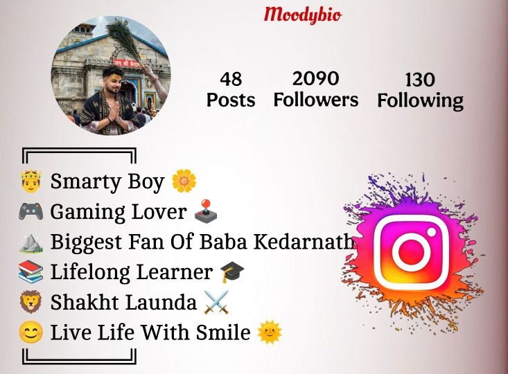 Kedarnath Bio For Instagram