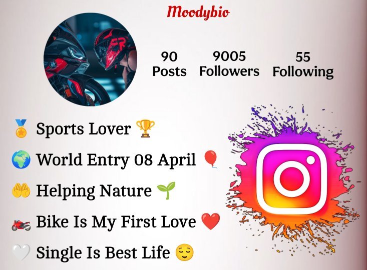 Bike Rider Bio For Instagram
