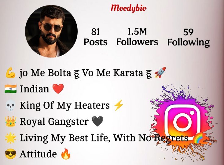 Gangster Bio For Instagram
