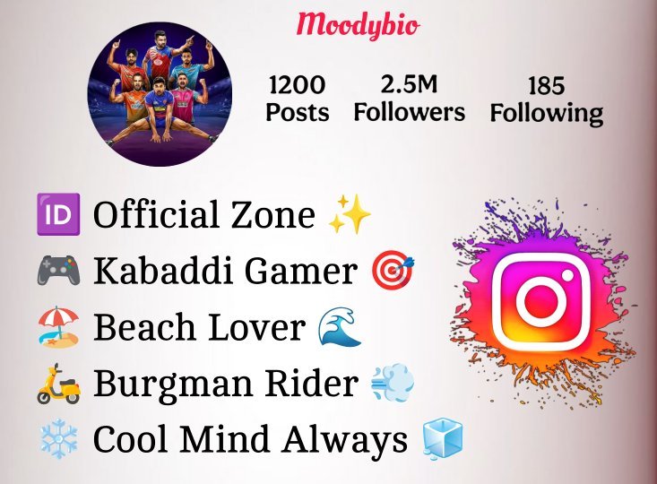 Instagram Bio For Kabaddi Lovers
